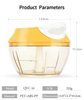 Manual Mini multi-functional food chopper