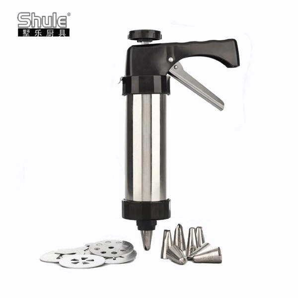Stainless Steel Gun Biscuit Machine (Black)